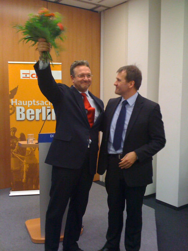 Frank Henkel, MdA nach seiner Wahl Frank Henkel, MdA nach seiner Wahl