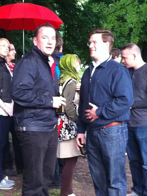Thorsten Reschke und Sven Rissmann MdA v.l. Thorsten Reschke und Sven Rissmann MdA v.l.